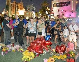 Aftermath of Las Vegas mass shooting