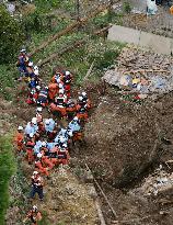 Landslide in Japan