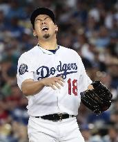 Baseball: Maeda of Los Angeles Dodgers