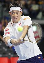 Tennis: Nishikori outclasses Sugita in Rakuten Open first round