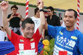 Marathoner to protest Cambodia picking Japan-born man