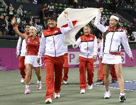 Japan earns promotion to Fed Cup World Group