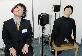 NTT makes robot that imitates human head movements