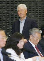 BOJ chief upbeat on economic outlook, mum on rate hike