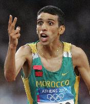 (2)Morocco's El Guerrouj wins gold in men's 5,000 meters