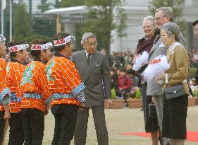 (3)Danish Queen Margrethe II visits Gunma Pref.