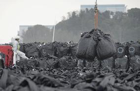 Fukushima OKs delivery of radioactive soil to interim storage