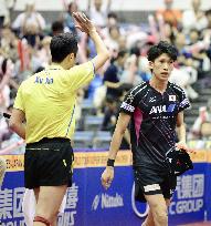 China's Xu Xin wins men's singles at Japan Open table tennis
