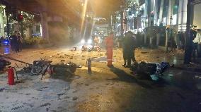 Huge explosion in central Bangkok leaves at least 20 dead