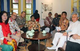 Japanese man meets Indonesian independence leaders' descendants