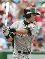 Ichiro hits a double