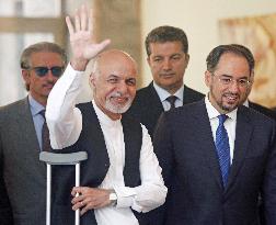 Afghan President Ghani at RECCA venue