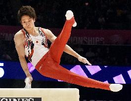 Japan's Kaya in qualifying round of world gymnastics c'ships