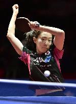 Ishikawa loses in table tennis Women's World Cup final