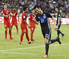 Japan beat Singapore 3-0 in World Cup qualifiers