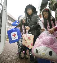 Heavy rainfall adds to problems in quake-stricken southwestern Japan