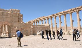 Palmyra ruins in Syria after ISIS's withdrawal