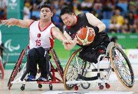 Paralympics: Turkey defeats Japan in wheelchair basketball