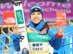 Ski jumping: Takanashi gets record-tying 53rd World Cup win