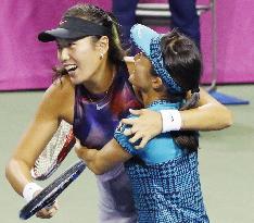 Tennis: Aoyama, Yang win Japan Women's Open doubles