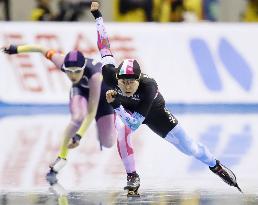 Speed skating: Olympic qualifying meet in Japan