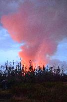 Kilauea volcano in Hawaii