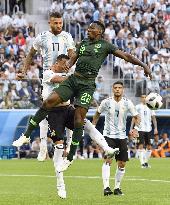 Football: Nigeria vs Argentina at World Cup