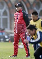 Rugby: Japan training for Russia test