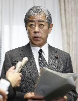Japan Defense Minister Iwaya
