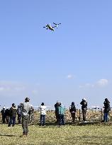 Osprey demonstration flight in southwestern Japan