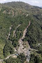 Aftermath of Typhoon Hagibis in Japan