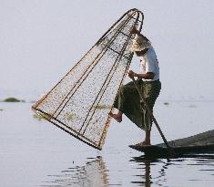 Fishermen on Myanmar's Inle Lake