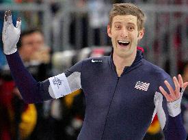 Joey Cheek of U.S. wins gold in men's 500 meters