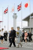 Emperor, empress leave for Queen Elizabeth's jubilee