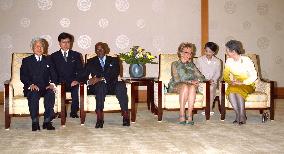 Senegal's President Wade meets with Emperor Akihito