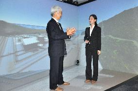 Japan's nuclear regulator visits safety center east of Tokyo
