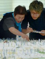 Model of Tomioka's prequake townscape brings back fond memories