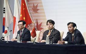 Japan, China, S. Korea to cooperate in ensuring stable food supply