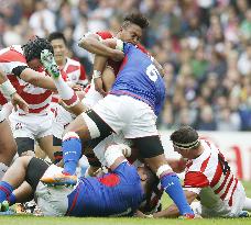 Japan face off against Samoa