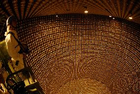 Super-Kamiokande neutrino observatory in Japan