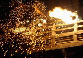 Spring ritual at Todaiji temple