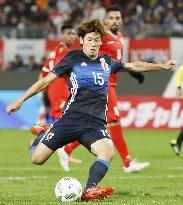 Soccer: Osako marks Japan return with brace in World Cup q'fying warm-up