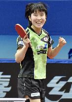 Table tennis: Hirano stuns world No. 2 to reach final at Asian c'ships