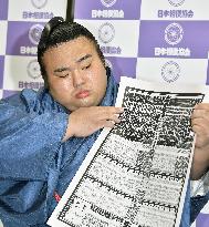 Sumo wrestler Takakeisho