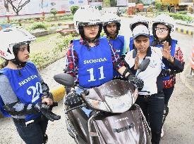 Honda-supported driving school in India