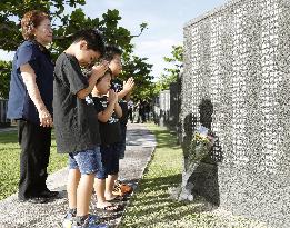 Okinawa marks 73rd anniversary of WWII ground battle