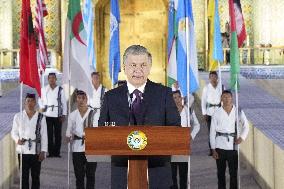 Uzbek President Mirziyoyev
