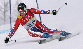 Norway's Aamodt captures gold in men's super-G