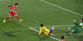 Brazil beats North Korea 2-1 at World Cup