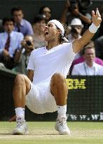 Nadal wins Wimbledon final